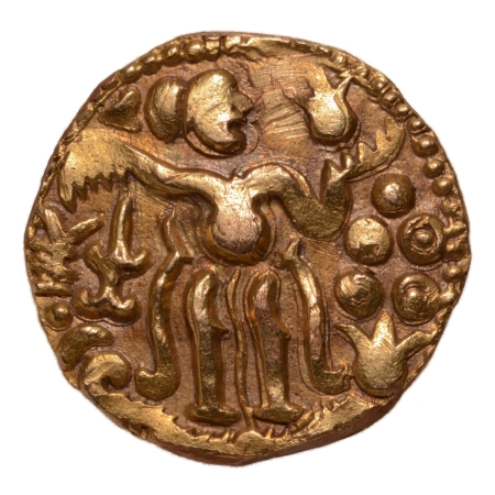Sri Lanka, conquest of Raja Raja Chola, 985-1014, AV kahavanu dinar, 4.29 g.