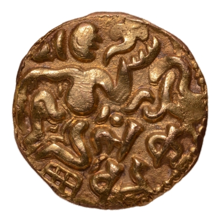 Sri Lanka, conquest of Raja Raja Chola, 985-1014, AV kahavanu dinar, 4.29 g.