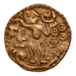 Stamp of Coins » Hindu coins of medieval India Sri Lanka, conquest of Raja Raja Chola, 985-1014, AV kahavanu dinar, 4.42 g.