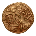 Stamp of Coins » Hindu coins of medieval India Sri Lanka, conquest of Raja Raja Chola, 985-1014, AV kahavanu dinar, 4.42 g.