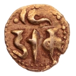 Stamp of Coins » Hindu coins of medieval India Sri Lanka, conquest of Raja Raja Chola, 985-1014, AV fanam, 0.53g.