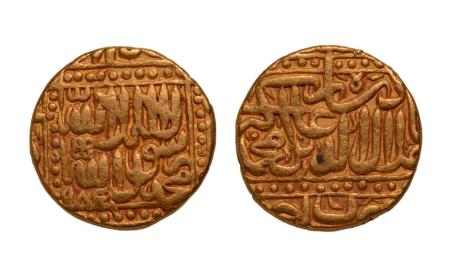 Stamp of Coins » Islamic coins and Sultanates Mughal, Akbar, 1556-1605, AV mohur, 10.85 g.