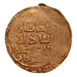 Stamp of Coins » Islamic coins and Sultanates Mongols, Chingiz Khan, 1206-1227, AV dinar, 3.44 g.