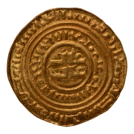 Crusaders, late Kingdom of Jerusalem, anonymous, c. 1180-1210, AV bezant, 3.96 g.