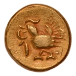 Stamp of Coins » Far East Cambodia, anonymous, c. 1643-1845, AV quarter tical, 3.67 g.