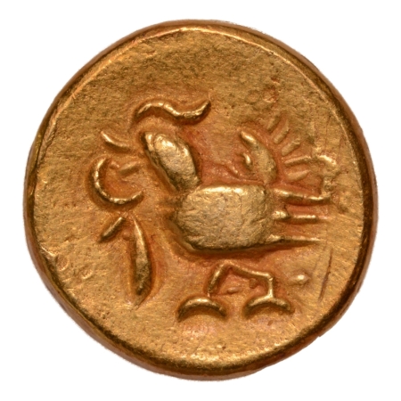 Cambodia, anonymous, c. 1643-1845, AV quarter tical, 3.67 g.