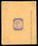 Stamp of Mauritius » 1883-94 De La Rue Watermark CA (SG 101-111) 1893 1c. pair of beautifully hand painted essays on tracing paper (65x79mm.), in an unissued design, the other as issued design