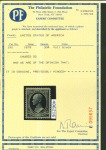 Stamp of United States » 1879-93 Bank Notes Issue -American Bank Note 1881, Hamilton 30c full black (190) intense shade and