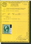 Stamp of United States » 1879-93 Bank Notes Issue -American Bank Note 1881, Washington 3c blue green mint, well-centered