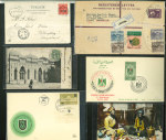Stamp of Large Lots and Collections 1890s-1970s, Middle East postal history dealer's stock of 290+ covers/cards