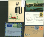 Stamp of Large Lots and Collections 1890s-1970s, Middle East postal history dealer's stock of 290+ covers/cards