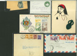 Stamp of Large Lots and Collections 1890s-1970s, Middle East postal history dealer's stock of 290+ covers/cards