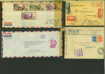 Stamp of Large Lots and Collections 1890s-1970s, Middle East postal history dealer's stock of 290+ covers/cards