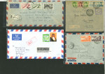 Stamp of Large Lots and Collections 1890s-1970s, Middle East postal history dealer's stock of 290+ covers/cards