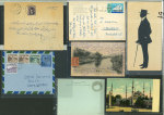 Stamp of Large Lots and Collections 1890s-1970s, Middle East postal history dealer's stock of 290+ covers/cards