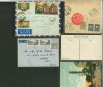 Stamp of Large Lots and Collections 1890s-1970s, Middle East postal history dealer's stock of 290+ covers/cards