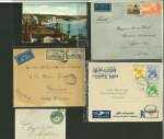 Stamp of Large Lots and Collections 1890s-1970s, Middle East postal history dealer's stock of 290+ covers/cards