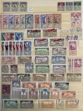 Stamp of Syria 1920-2000, mint & used collection in a stockbook