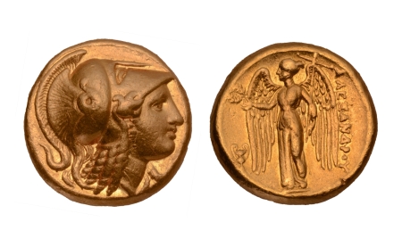 Stamp of Coins » Ancient Greece Macedonian Kingdom, Alexander III the Great, 336-323 BC. AV distater 17.15 g.