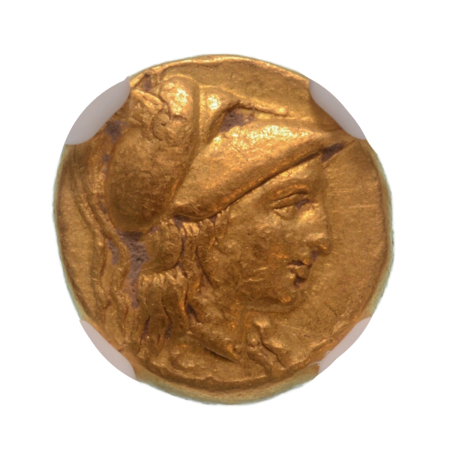 Macedonian Kingdom, Alexander III the Great, 336-323 BC. AV quarter stater, 2.14 g.