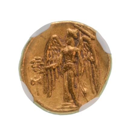 Macedonian Kingdom, Alexander III the Great, 336-323 BC. AV quarter stater, 2.14 g.