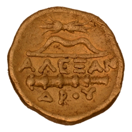 Macedonian Kingdom, Alexander III the Great, 336-323 BC. AV quarter stater, 2.13 g.