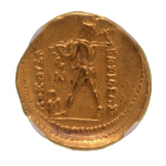Stamp of Coins » Ancient Greece Greco-Bactrian Kingdom, Diodotus I Soter c. 255-246 BC, AV stater, 8.25 g.