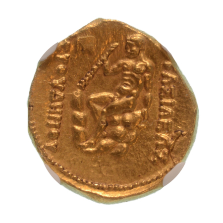 Greco-Bactrian Kingdom, Euthydemos I, c. 225-200 BC, Heracles, AV stater 8.22 g.