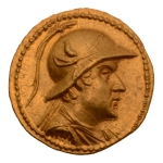 Stamp of Coins » Ancient Greece Greco-Bactrian Kingdom, Eucratides I, c. 171-145 BC, AV stater 8.50 g.