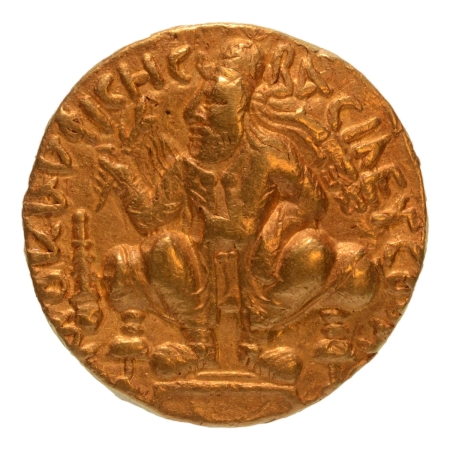 Kushanas, Vima Kadphises, c. 113-127 AD, AV double dinar, 15.92 g.
