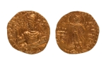 Stamp of Coins » Kushan Kushanas, Huvishka, c. 151-192, Meyro, AV quarter dinar, 1.96 g.