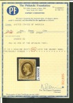Stamp of United States » 1879-93 Bank Notes Issue -American Bank Note 1879 10c brown unused (regummed), very fine. Cert.