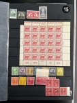 Stamp of United States » Collections 1873-1940 extensive mint accumulation in large stockbook