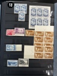 Stamp of United States » Collections 1873-1940 extensive mint accumulation in large stockbook