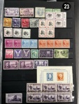 Stamp of United States » Collections 1873-1940 extensive mint accumulation in large stockbook