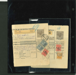 Stamp of Romania » Collections, Lots etc. Postal stationery parcel cards and revenue stamped forms