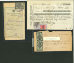 Stamp of Romania » Collections, Lots etc. Postal stationery parcel cards and revenue stamped forms