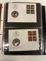 Stamp of Switzerland / Schweiz » Sammlungen Posten in 3 Kartons, mit 28 Alben, mit vielen FDC (ca. 2000 Stück)