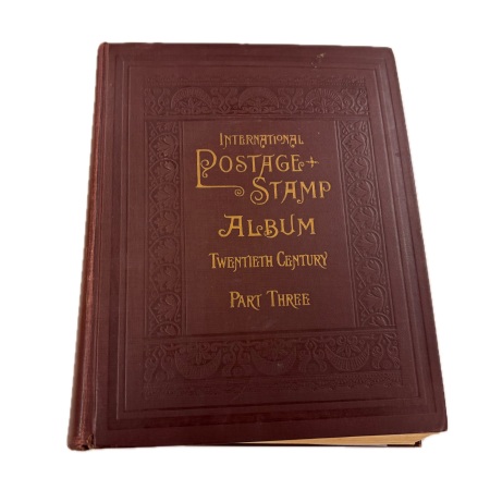 Stamp of Large Lots and Collections 1850s-1920s all-world collection in four large Scott album