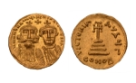 Stamp of Coins » Byzantium Byzantine Empire, Heraclius and Heraclius Constantine, 613-641, solidus, AV 4.5 g.