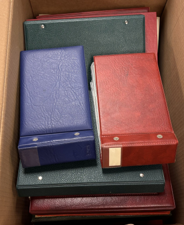 Stamp of Large Lots and Collections All World : 1900-1945, in two large and heavy boxes,