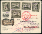 Stamp of Nicaragua 1930 (May 13) USA combination Zeppelin cover