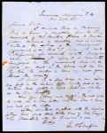 Stamp of Nicaragua 1855 Walker Expedition entire Grenada to Maine