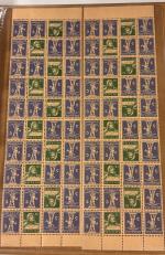 Stamp of Switzerland / Schweiz » Sammlungen Album mit Kehrdrucken und Zwischenstegen je per 20 Stück