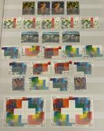 Stamp of Switzerland / Schweiz » Sammlungen 1900-2000, Posten in einer Box, stark ab 1907 mit vielen besseren Marken