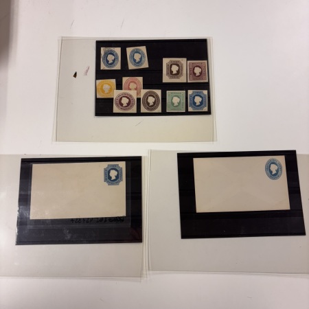 Stamp of Ceylon 1857-1890 Unusual mixed lots with a few classics including 1857 9d imperf. used