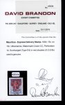 Stamp of Mauritius » Express Delivery Stamps 1903-04 surcharged in one operation 15c on 15c, variety surcharge double, used