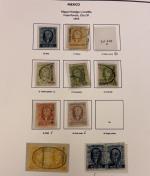 Stamp of Mexico 1856-1984 Mexico: Collection of mint and used housed