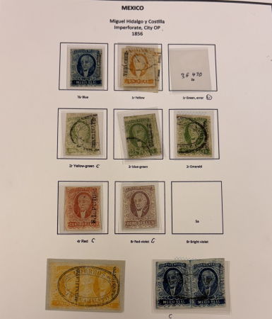 Stamp of Mexico 1856-1984 Mexico: Collection of mint and used housed