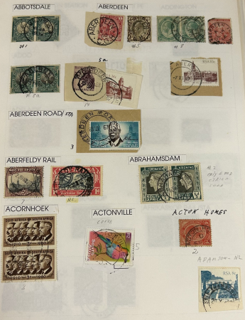 Stamp of South Africa » Collections, Lots etc. 1924-1996 Cancellations, a wonderful and varied accumulation